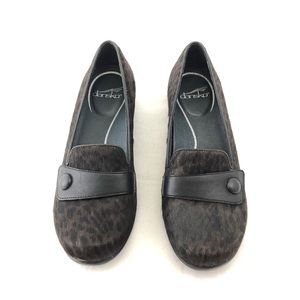 Dansko Slip On Real Fur Leather Upper Size 37.